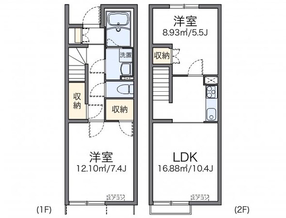 レオネクスト住吉Ｂの物件間取画像